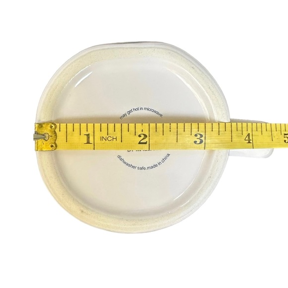 Rae Dunn BE HONEST Mug White Black Large Letters Ceramic Dimples 2018 NWT OG - Picture 12 of 12